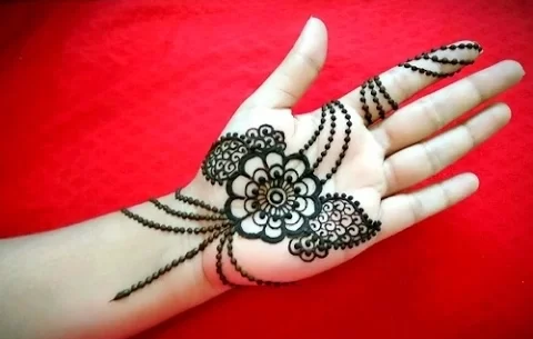Cute Mehndi Designs for Kids on Raksha Bandhan