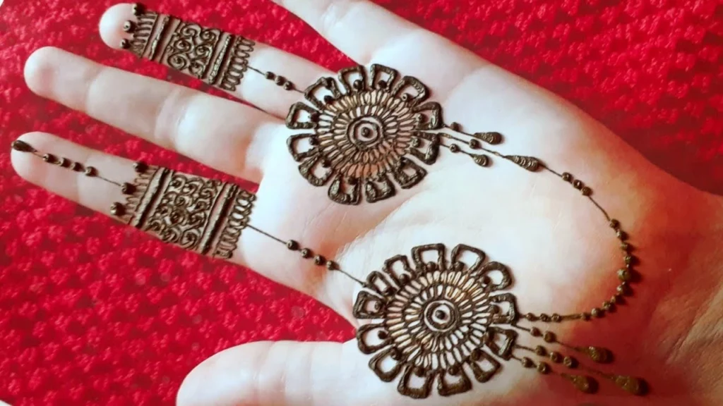 Cute Mehndi Designs for Kids on Raksha Bandhan