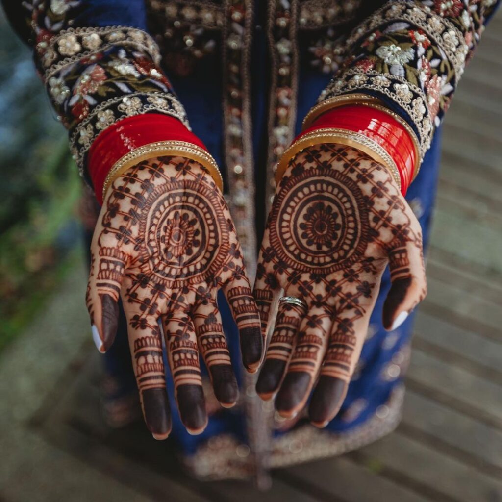 Best Front hand Palm Mehndi Design