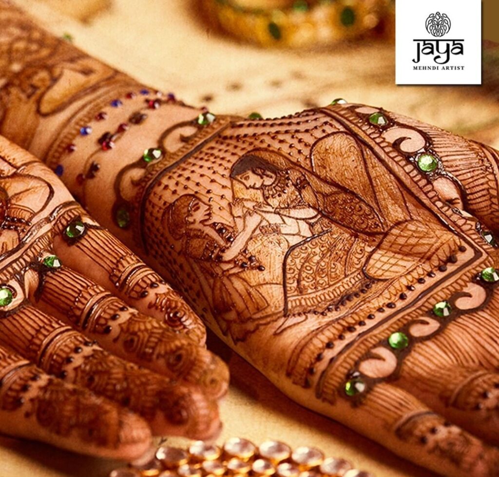 Best Front hand Palm Mehndi Design