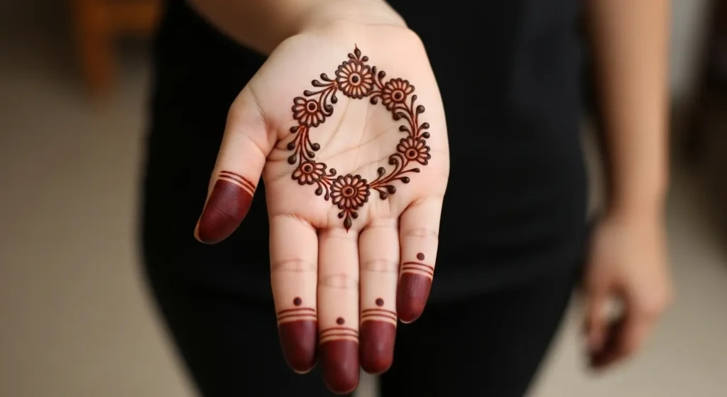Round Mehndi
