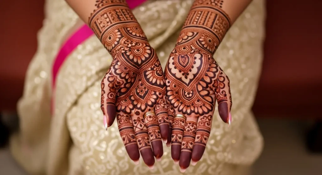 Round Mehendi Design
