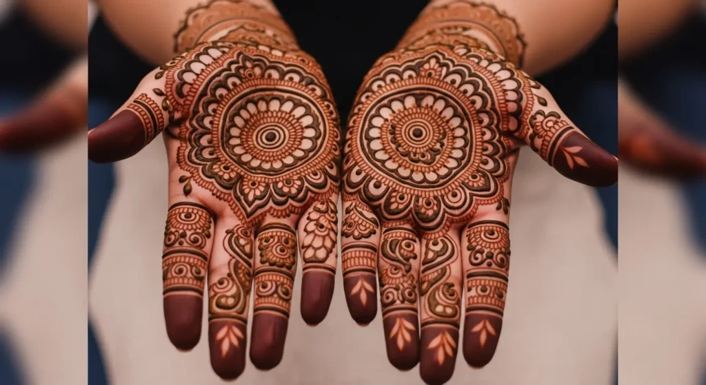 Mehndi Designs Round
