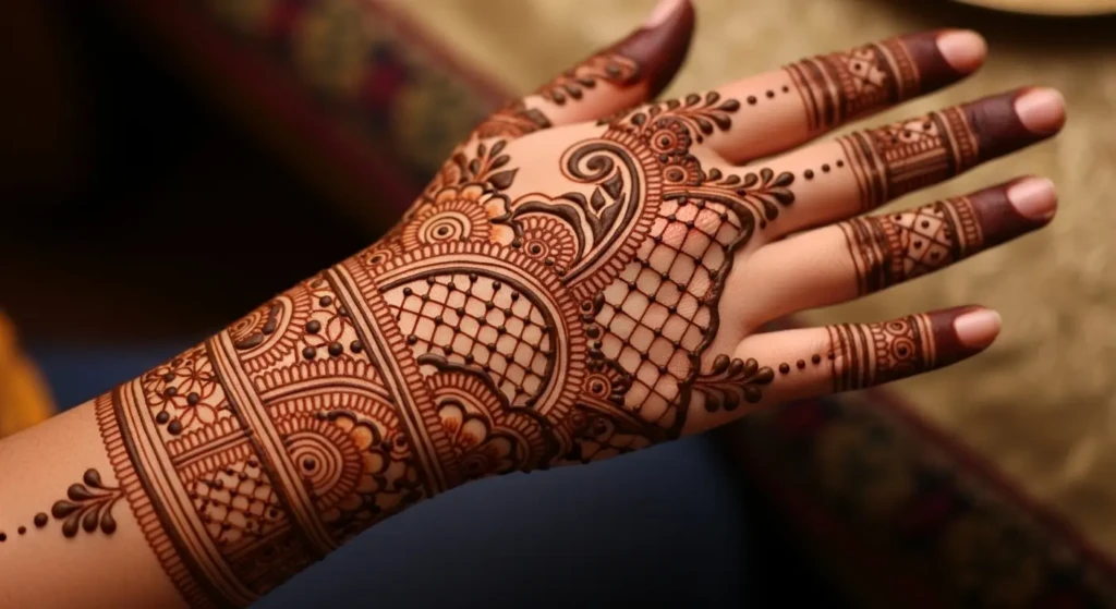 back side design mehndi
