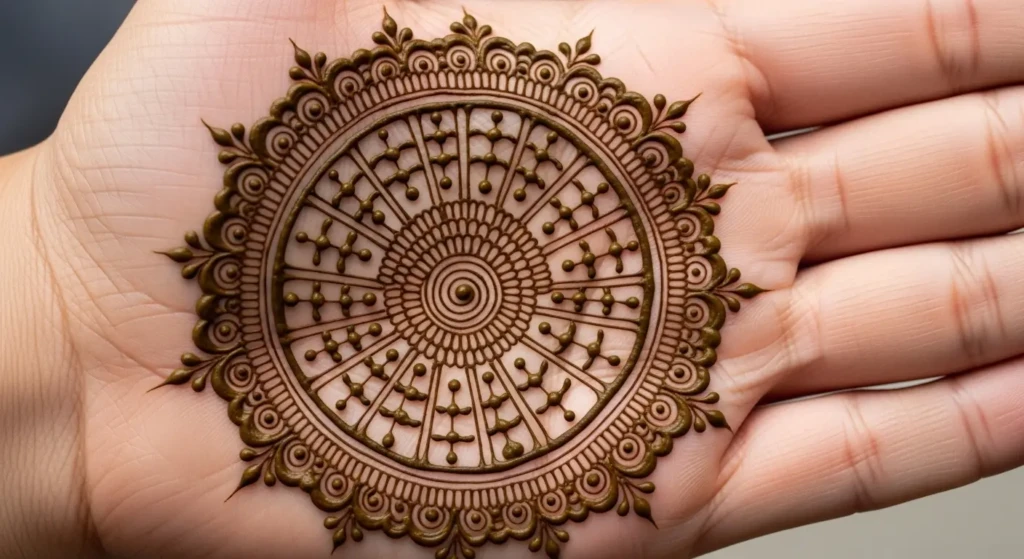 Round Mehendi
