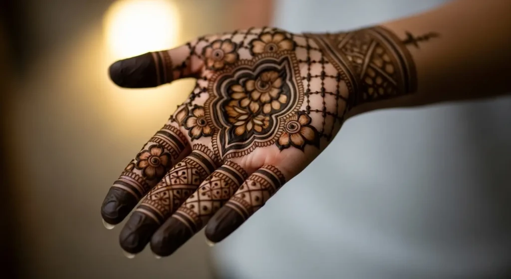 Mmehndi Design for Palm
