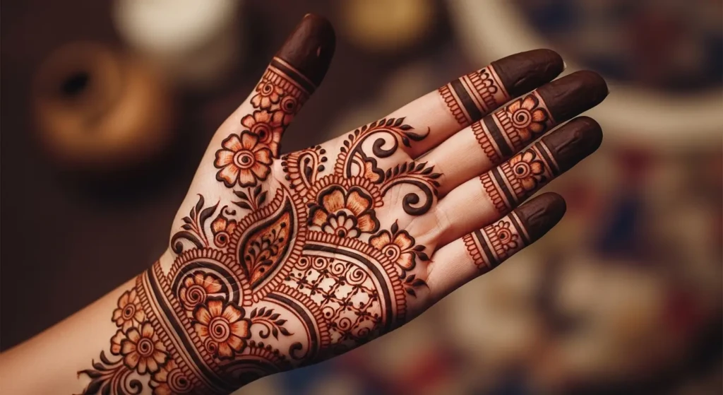 Mehndi Palm Design
