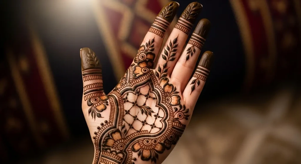Mehndi Design Easy Palm
