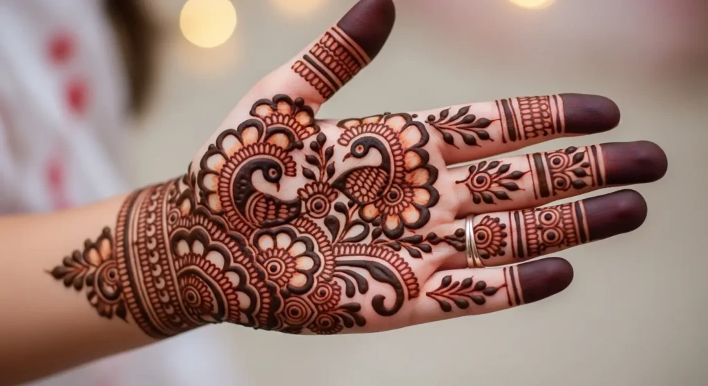 Stylish Palm Mehndi Design
