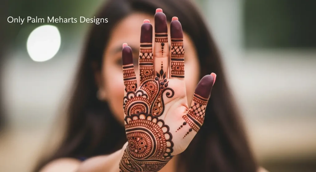 Only Palm Mehndi Design
