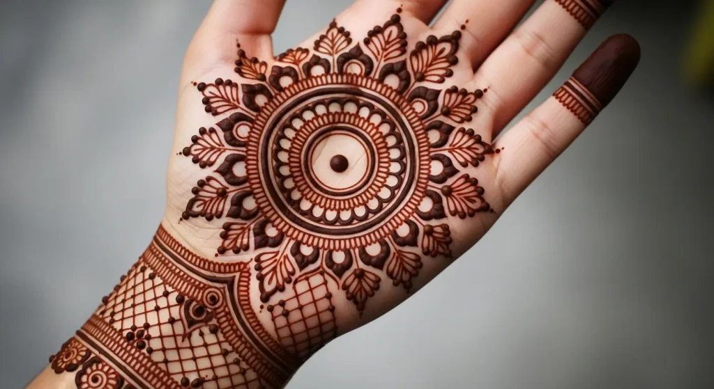 Plain Circle Mehndi