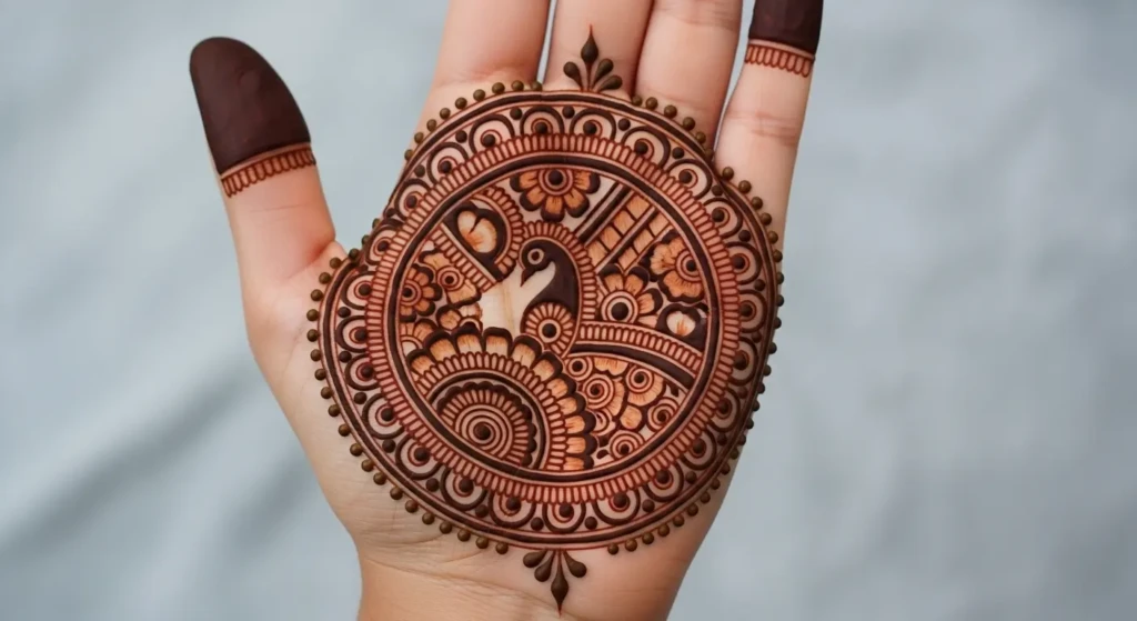 Mehendi Design Circle