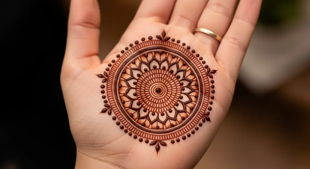 Mehndi Circle Design
