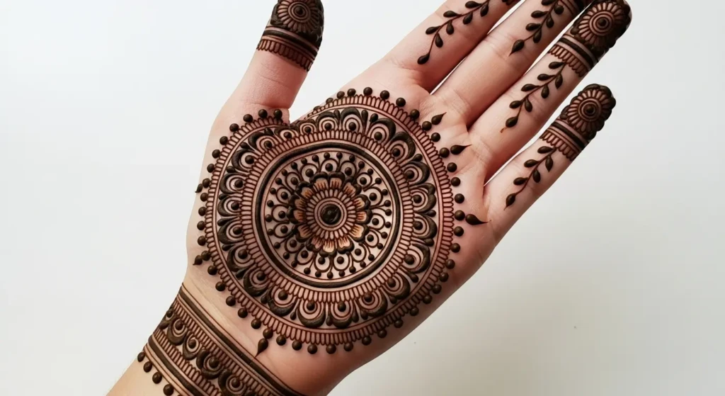 Circle Mehndi Designs