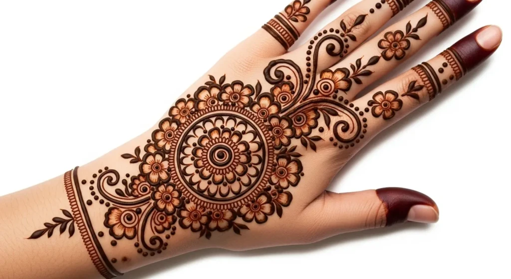 Circle Mehndi