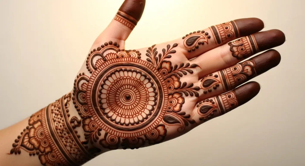 Circle Design Mehndi