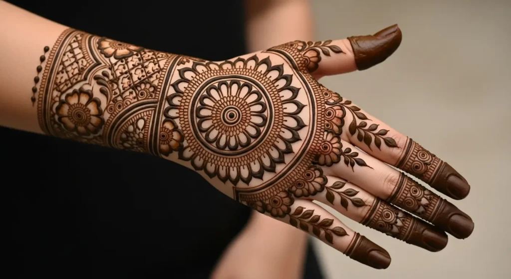 Mehndi Designs Back Side
