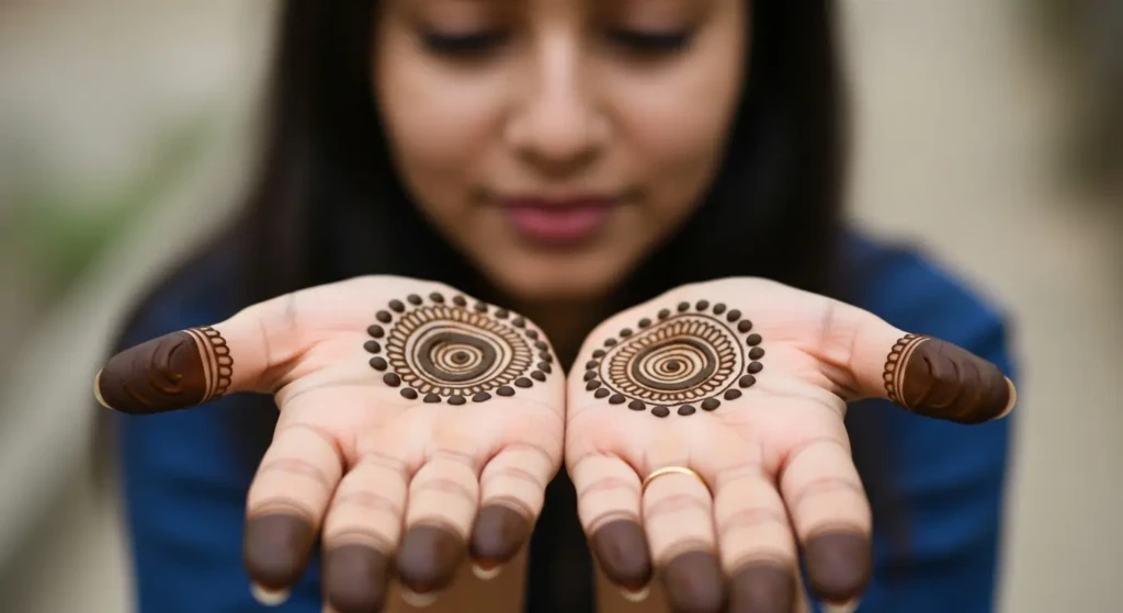 Circle Mehndi Designs Facebook