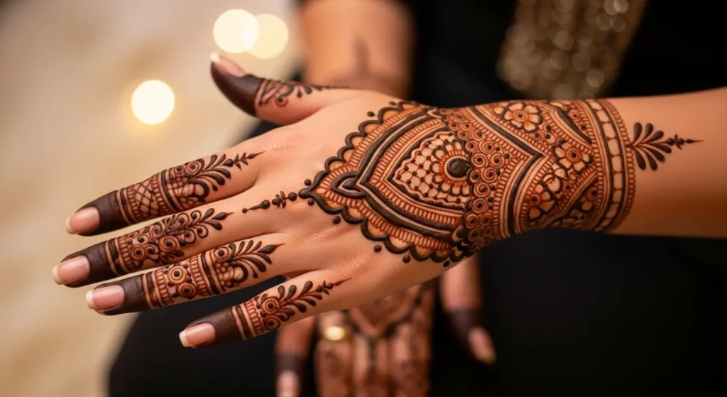 Back Side Mehndi Designs
