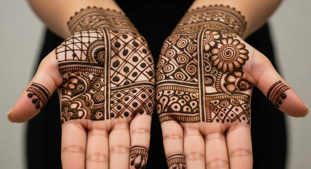Mehendi Design Round