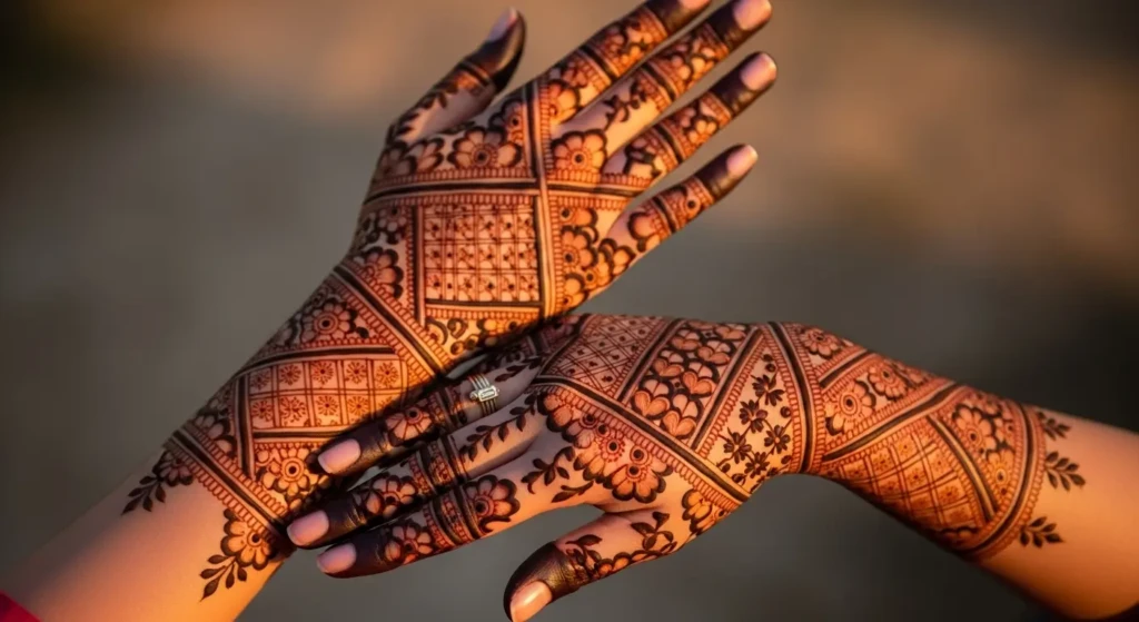 Simple Plain Circle Mehndi