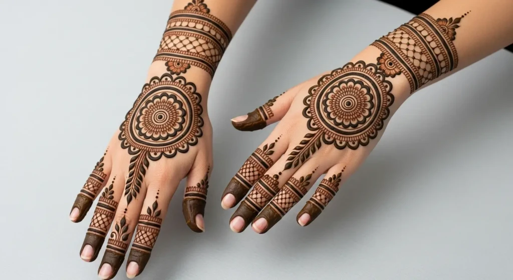 Mehndi Patch Design