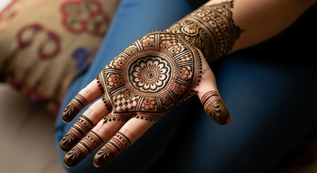 round mehndi