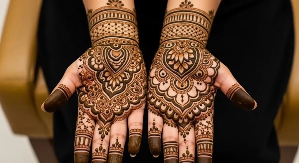 On my hands, the stories unfold, Mehndi patterns, more precious than gold