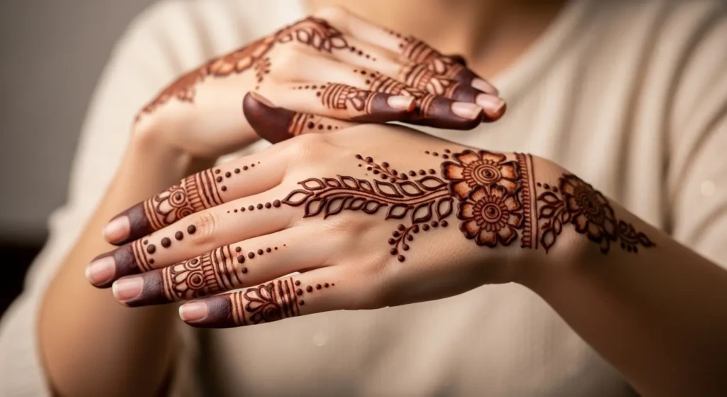 Royal Mehndi Design Back Side
