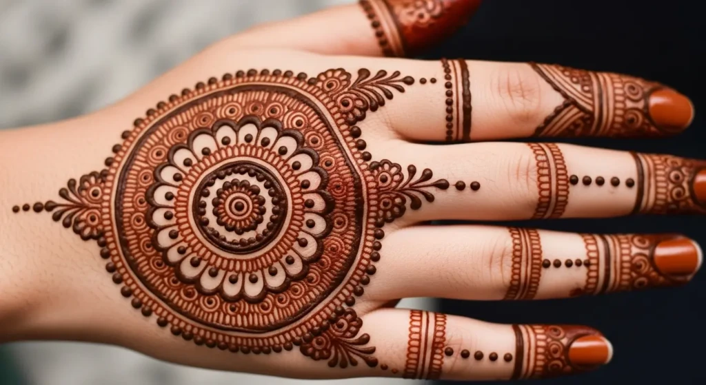 Mehndi Design Circle
