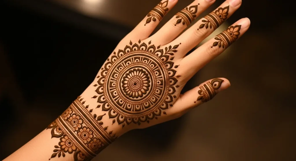 Full Round Mehndi Design